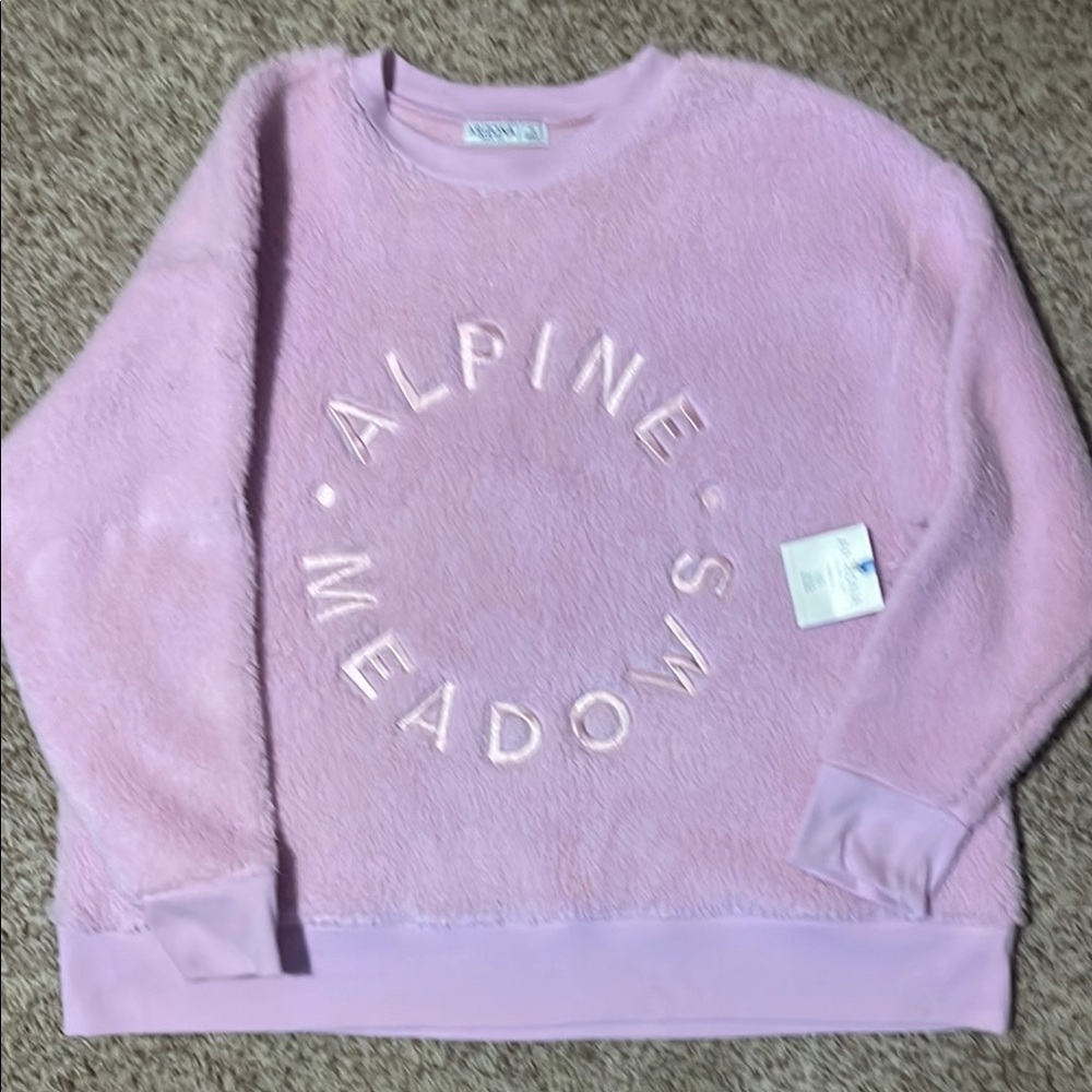 Pink Fleece Sweater
